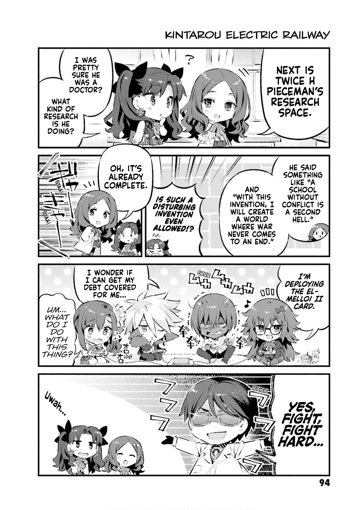 Type-Moon Gakuen - Chibi Chuki! Chapter 66 page 4 - Chapter 66: 66th Period: Attack! The Inventor Next Door