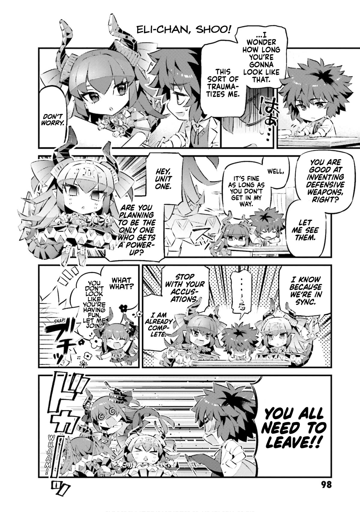 Type-Moon Gakuen - Chibi Chuki! Chapter 66 page 8 - Chapter 66: 66th Period: Attack! The Inventor Next Door
