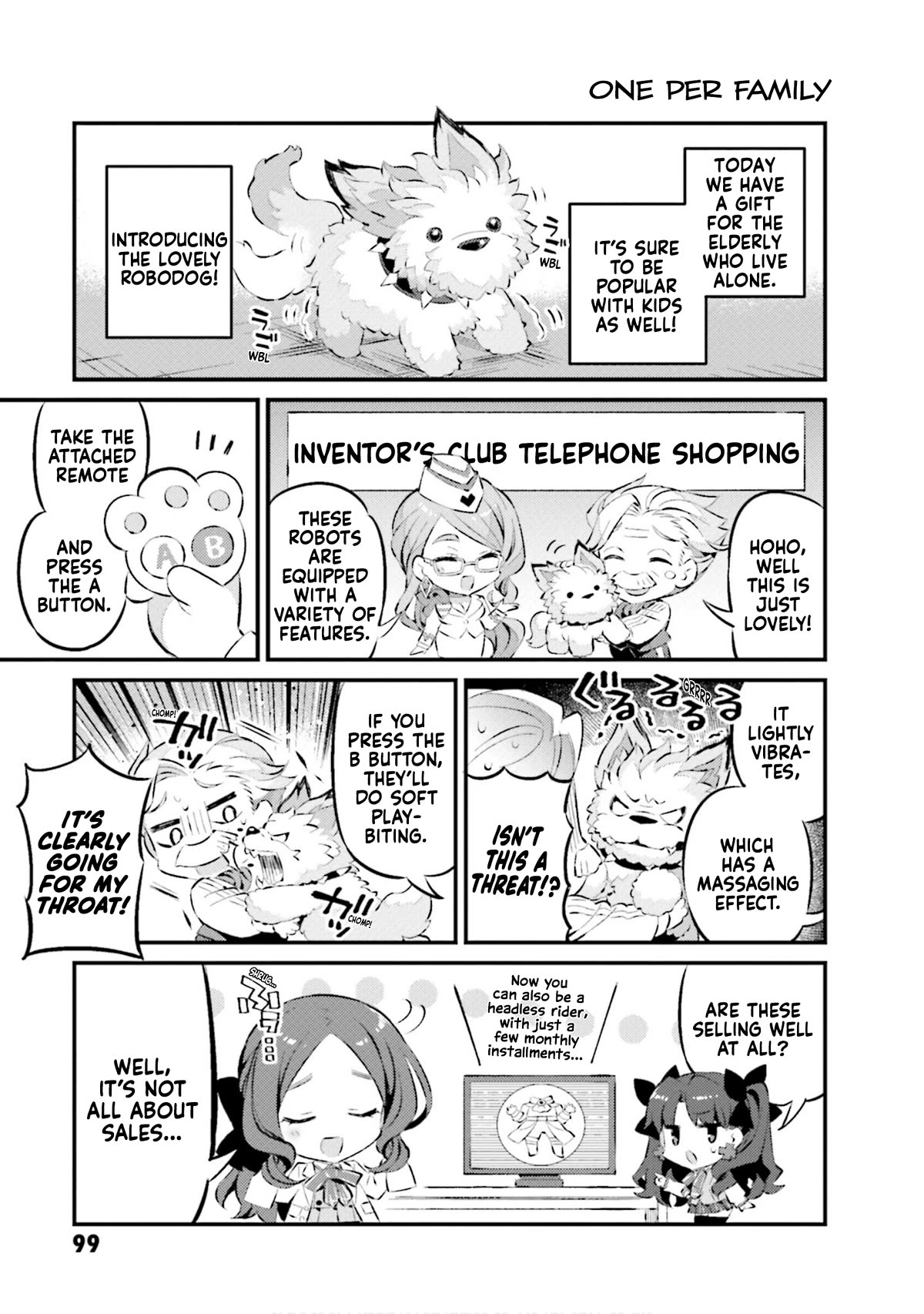 Type-Moon Gakuen - Chibi Chuki! Chapter 66 page 9 - Chapter 66: 66th Period: Attack! The Inventor Next Door