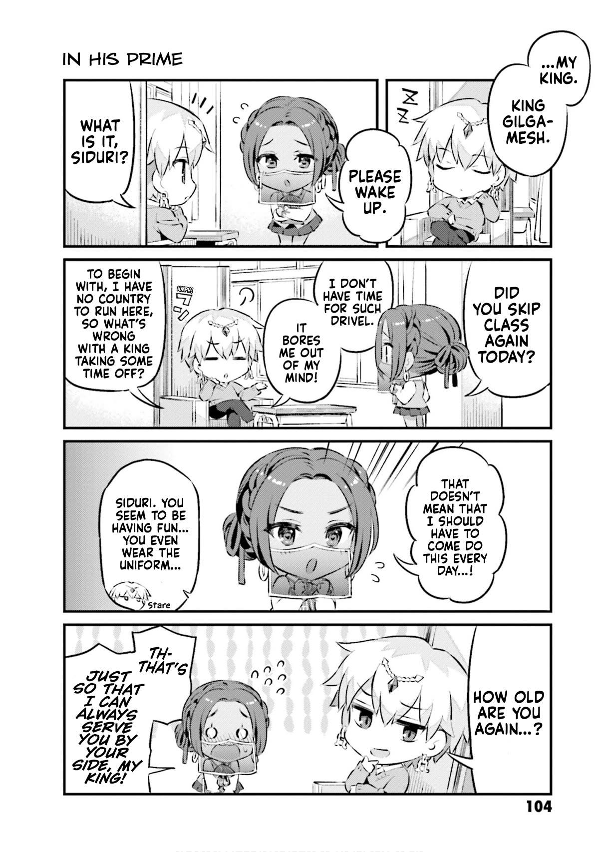 Type-Moon Gakuen - Chibi Chuki! Chapter 67 page 2 - Chapter 67: 67th Period: Charity Gifts