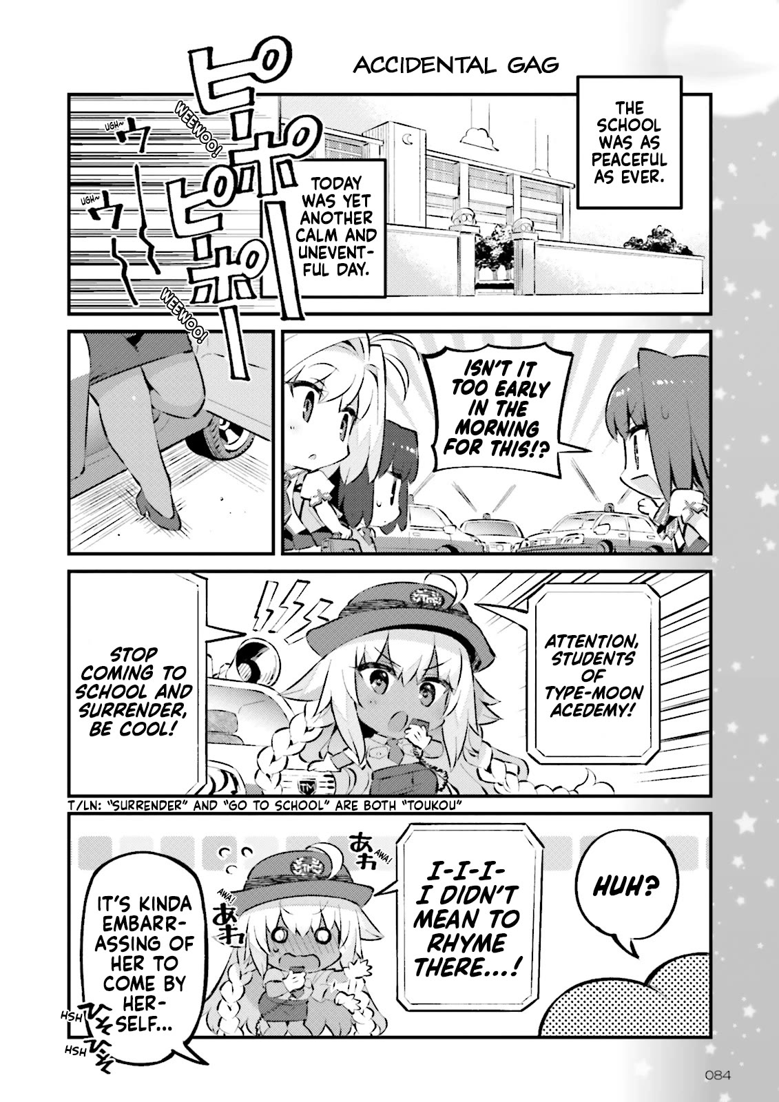 Type-Moon Gakuen - Chibi Chuki! Chapter 68.5 page 2 - Chapter 68.5: Extra Period: Can Never Be Too Prepared