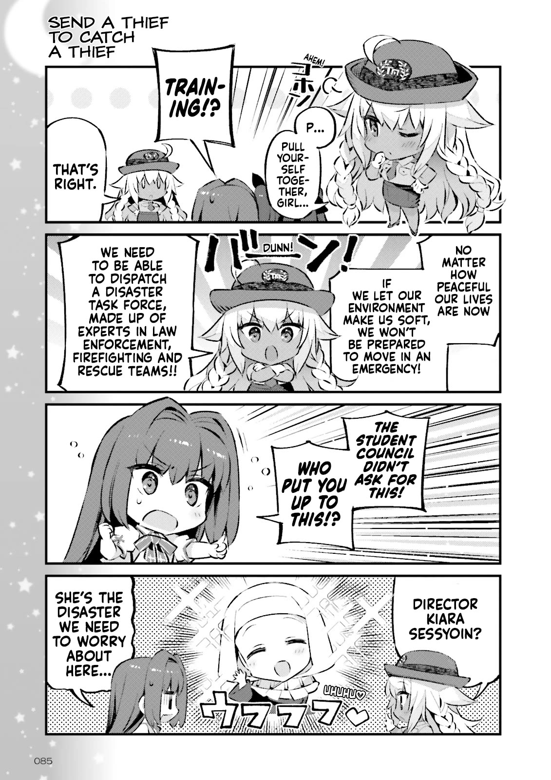 Type-Moon Gakuen - Chibi Chuki! Chapter 68.5 page 3 - Chapter 68.5: Extra Period: Can Never Be Too Prepared