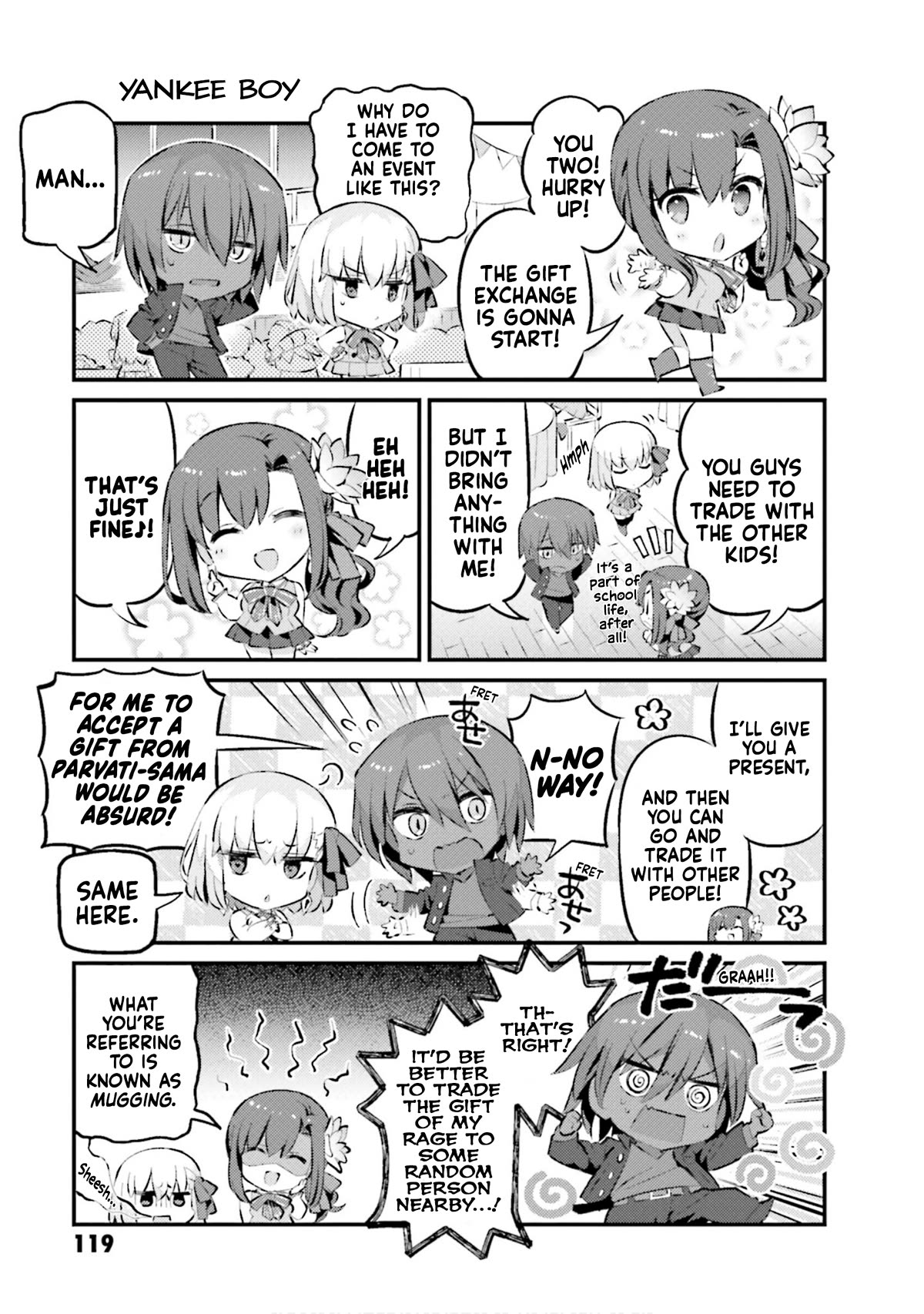 Type-Moon Gakuen - Chibi Chuki! Chapter 68 page 7 - Chapter 68: 68th Period: Kama's Whims