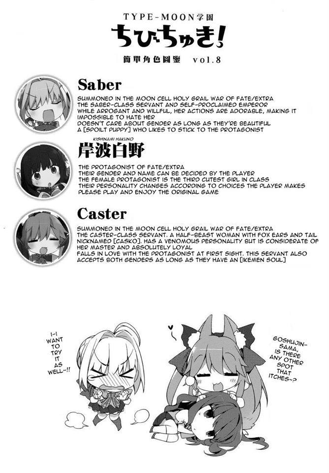 Type-Moon Gakuen - Chibi Chuki! Chapter 7 page 17 - Chapter 7: Golden Age of Idols