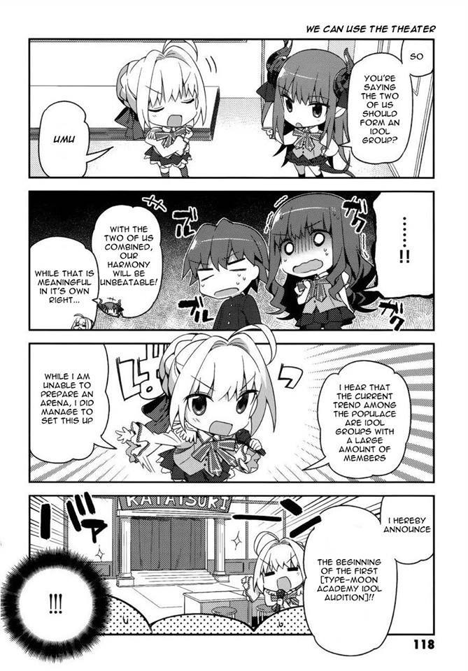 Type-Moon Gakuen - Chibi Chuki! Chapter 7 page 6 - Chapter 7: Golden Age of Idols