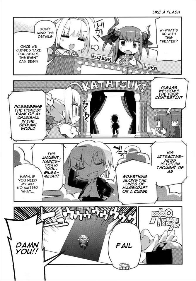 Type-Moon Gakuen - Chibi Chuki! Chapter 7 page 7 - Chapter 7: Golden Age of Idols