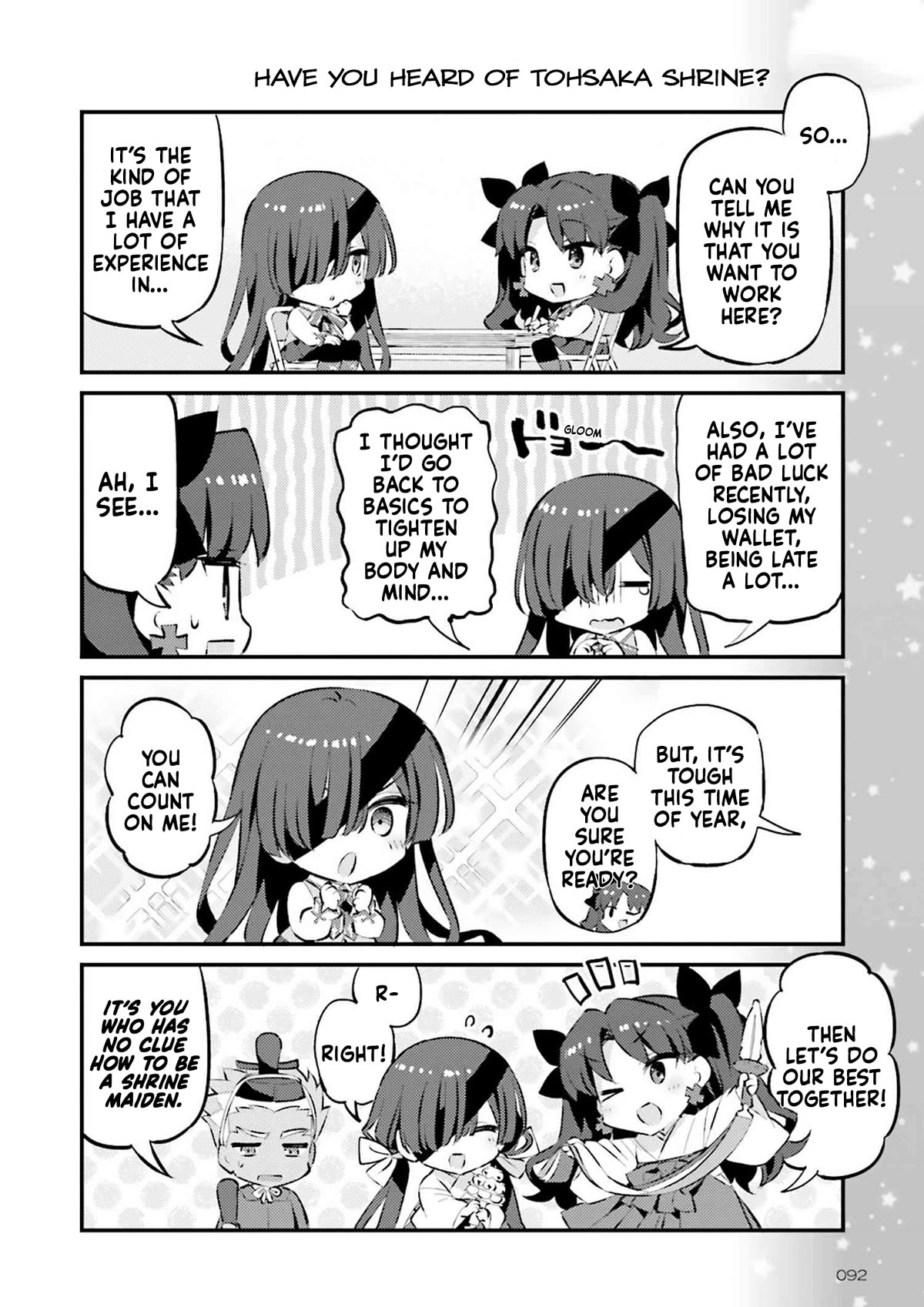 Type-Moon Gakuen - Chibi Chuki! Chapter 71 page 2 - Chapter 71: 71st Period: Speaking of Shrines
