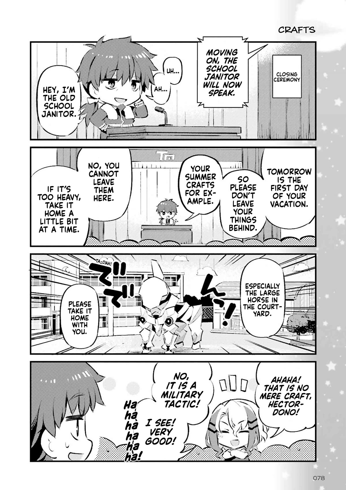 Type-Moon Gakuen - Chibi Chuki! Chapter 72 page 2 - Chapter 72: 72nd Period: Very Well Done!
