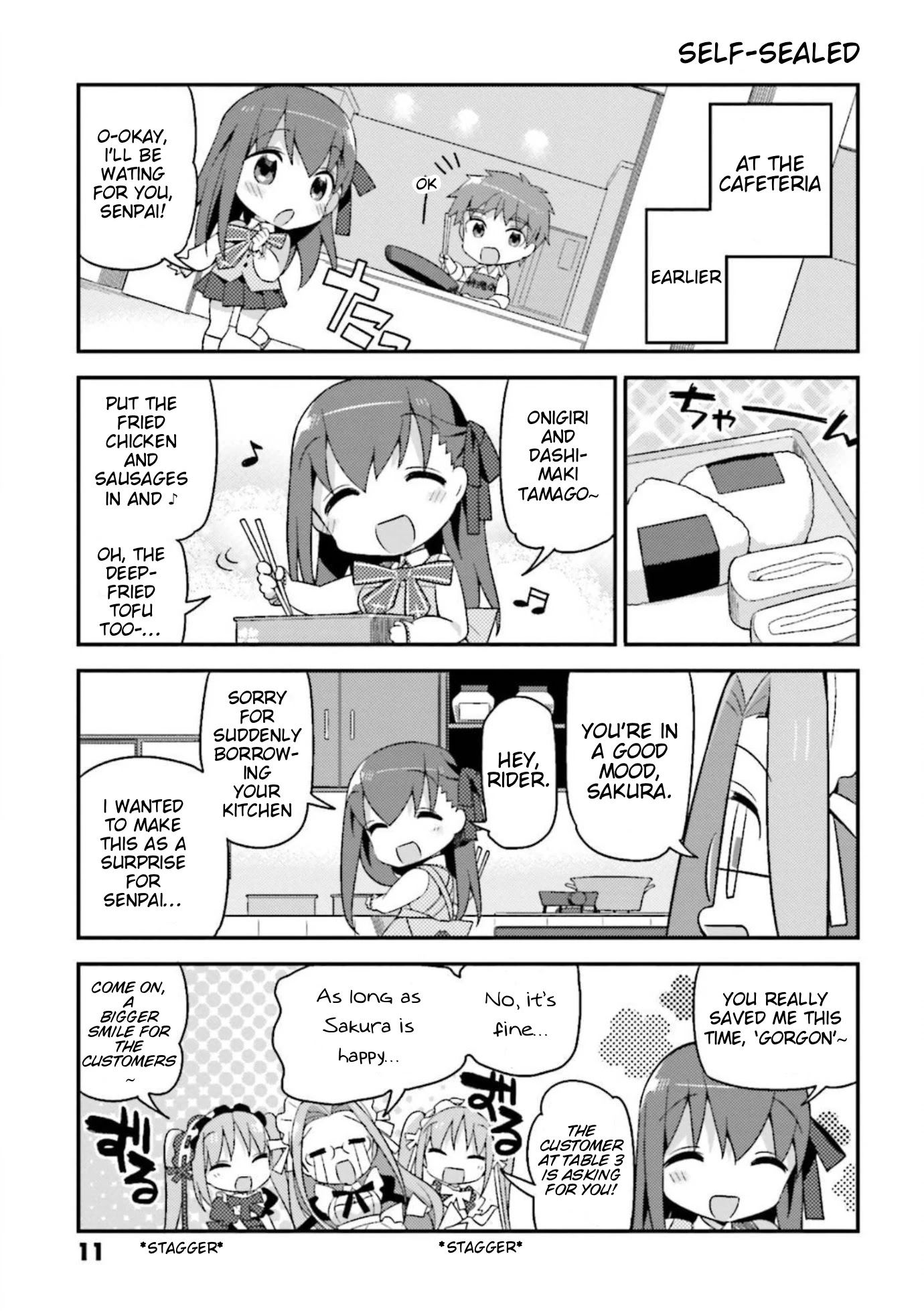 Type-Moon Gakuen - Chibi Chuki! Chapter 8 page 13 - Chapter 8: 8th Period: Under The Legendary Sakura Tree