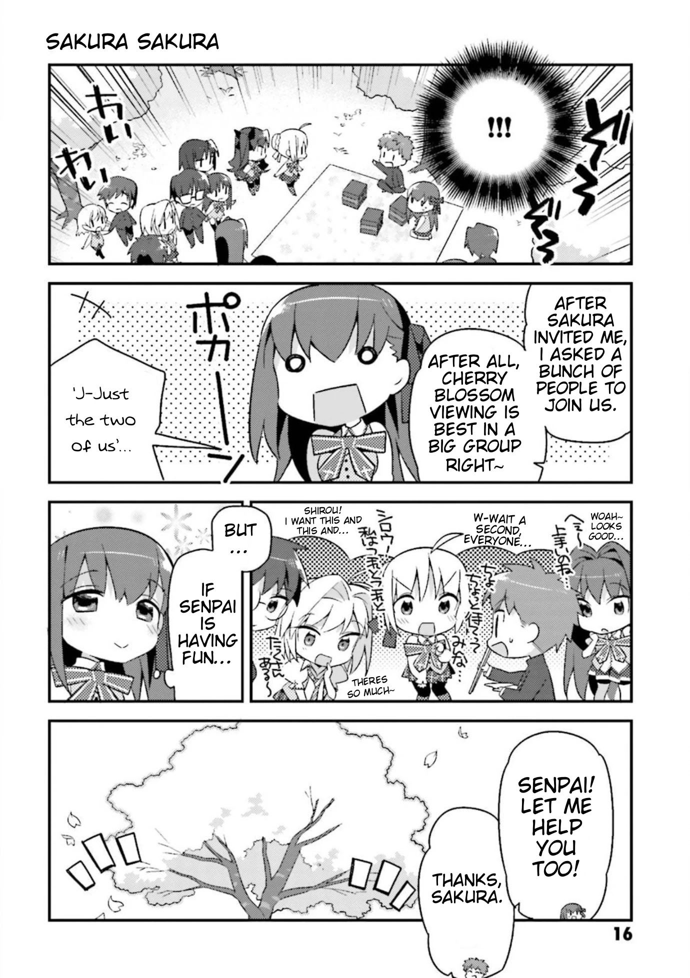 Type-Moon Gakuen - Chibi Chuki! Chapter 8 page 18 - Chapter 8: 8th Period: Under The Legendary Sakura Tree
