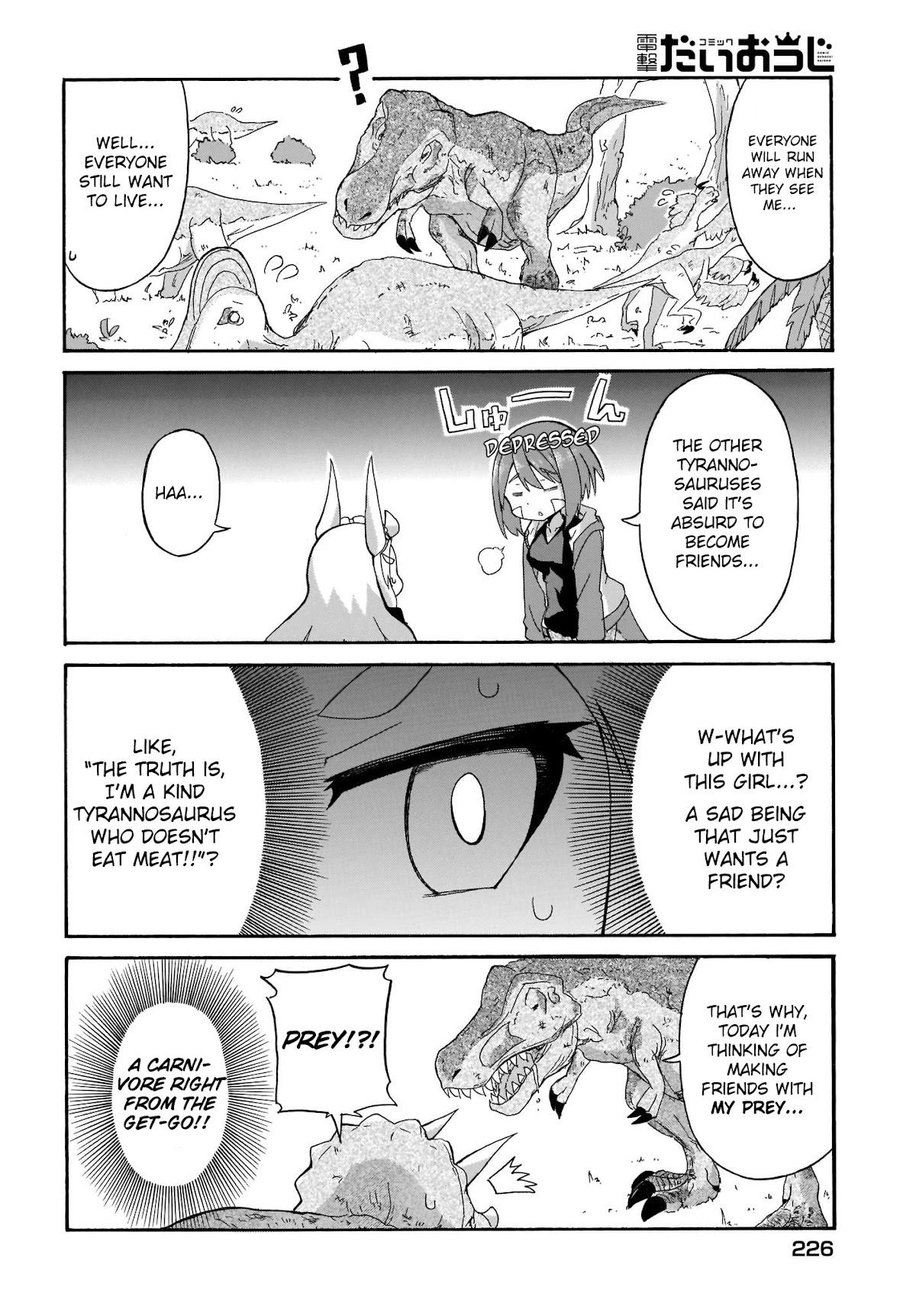 Tyra & Cera Chapter 1 page 8 - Chapter 1: Tyrannosaurus Meets Triceratops