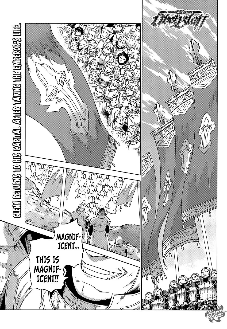 Ubel Blatt Chapter 142 page 1 - Chapter 142: Fahnen der Helden (The Flags of The Heroes I)