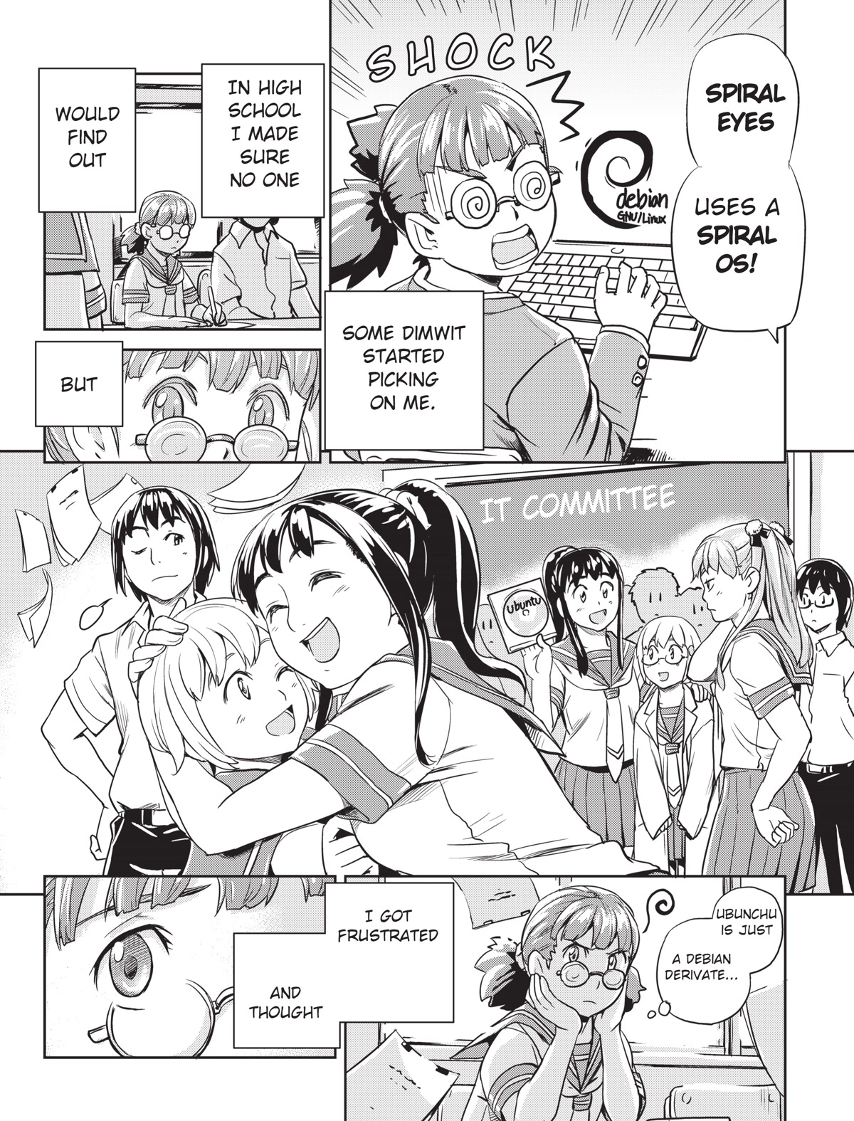 Ubunchu! Chapter 12 page 14 - Chapter 12: Rule of a sister distro! Mint-chan