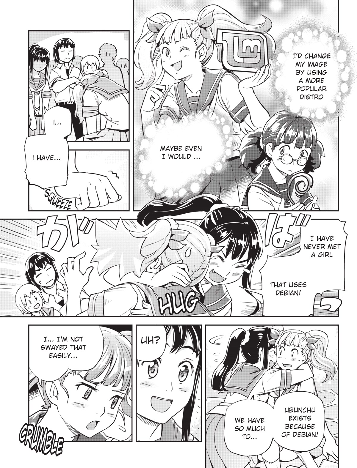 Ubunchu! Chapter 12 page 15 - Chapter 12: Rule of a sister distro! Mint-chan