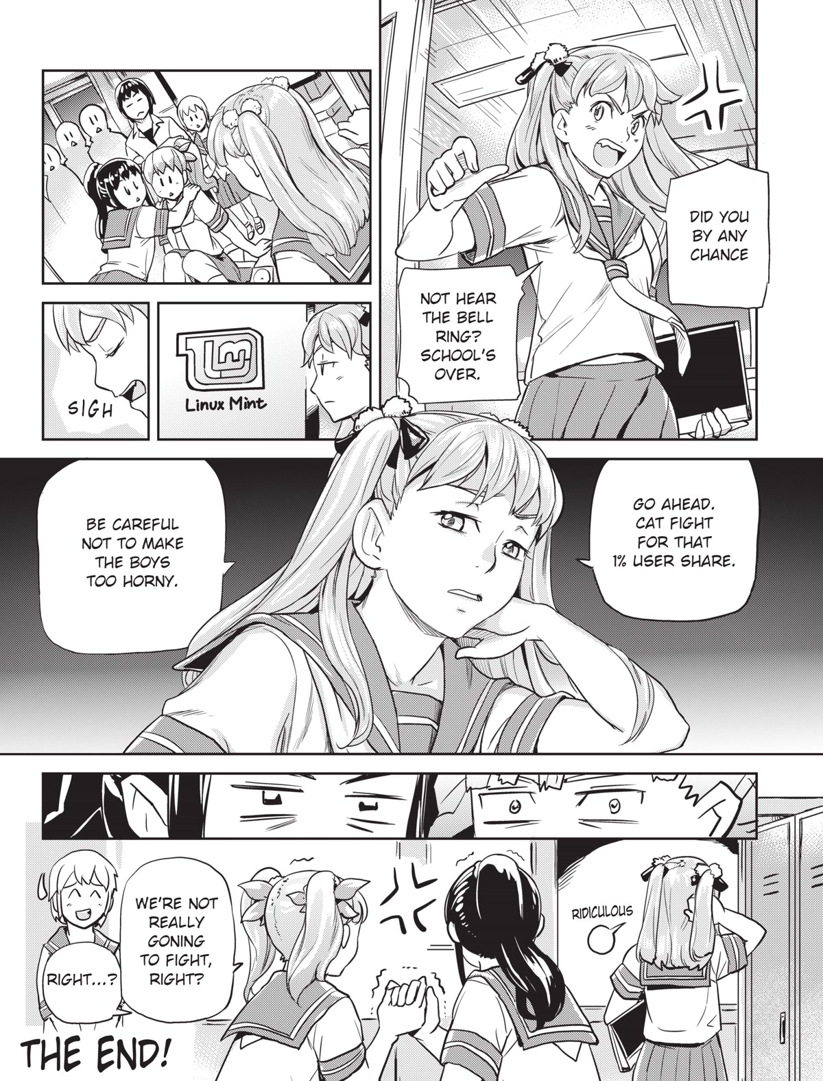 Ubunchu! Chapter 12 page 16 - Chapter 12: Rule of a sister distro! Mint-chan