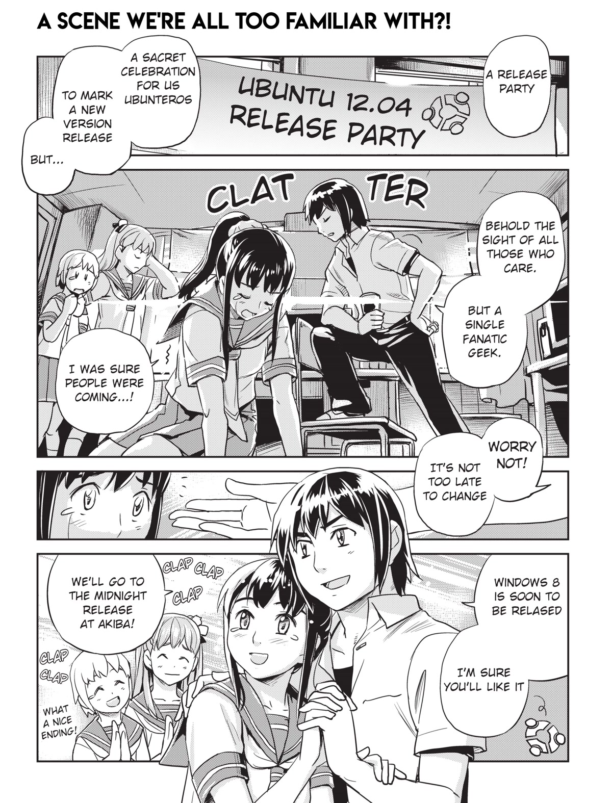 Ubunchu! Chapter 12 page 2 - Chapter 12: Rule of a sister distro! Mint-chan