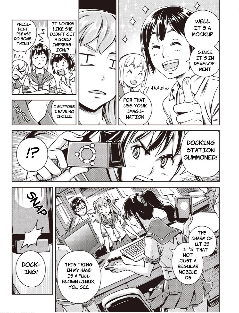 Ubunchu! Chapter 15 page 10 - Chapter 15: Have you seen Ubuntu Touch!? [END]