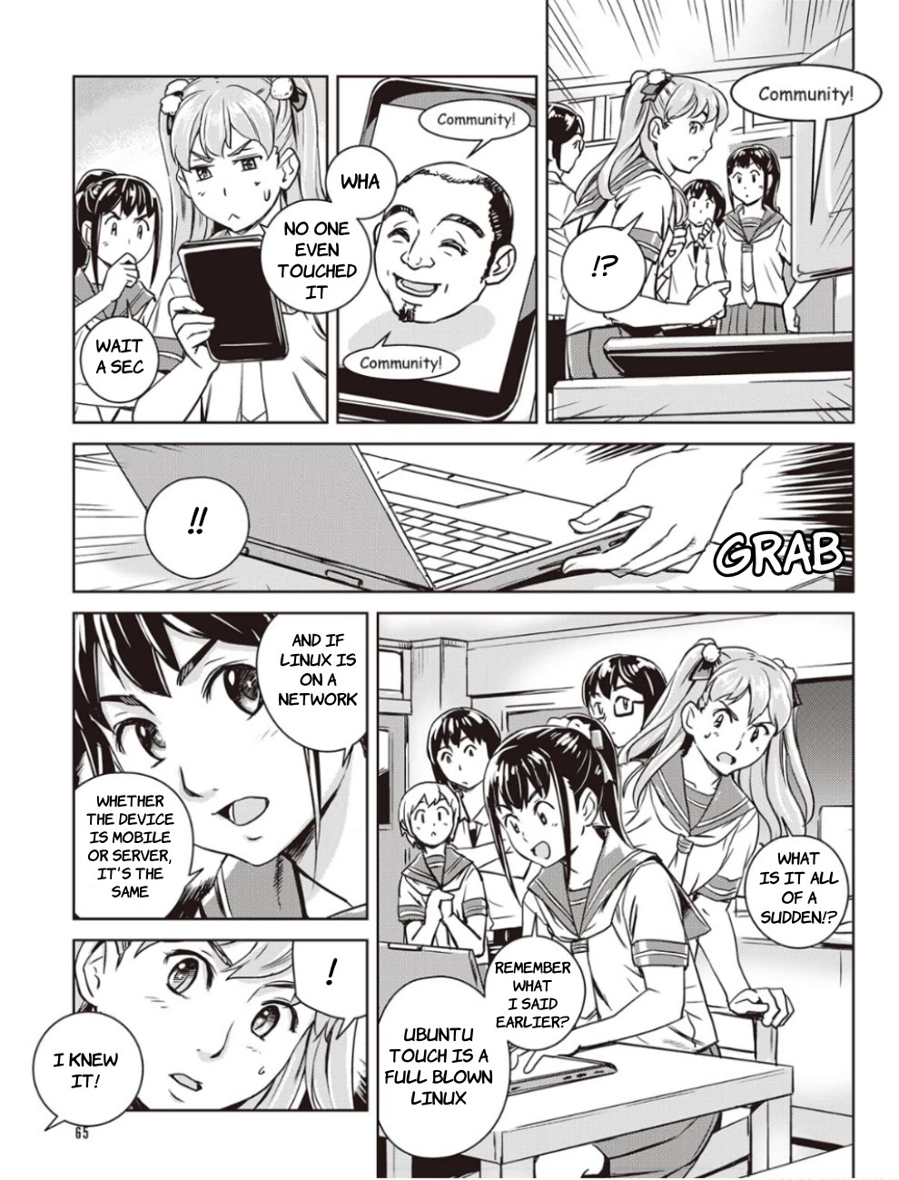 Ubunchu! Chapter 15 page 13 - Chapter 15: Have you seen Ubuntu Touch!? [END]