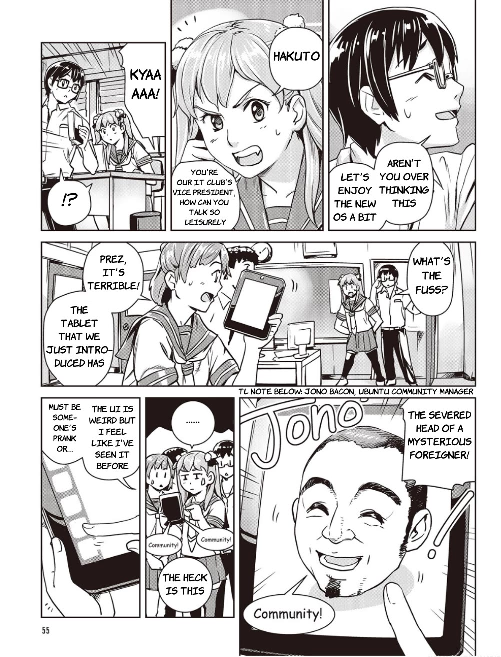 Ubunchu! Chapter 15 page 3 - Chapter 15: Have you seen Ubuntu Touch!? [END]