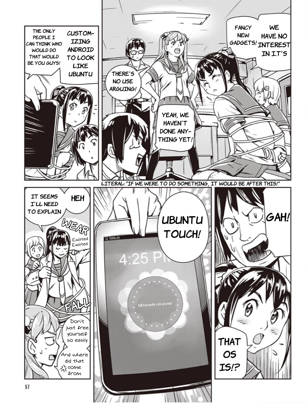 Ubunchu! Chapter 15 page 5 - Chapter 15: Have you seen Ubuntu Touch!? [END]