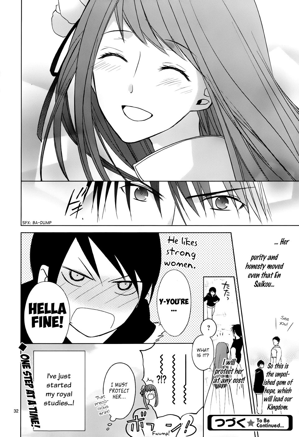 Uchi no Heika ga Shinmai de Chapter 2.2 page 34 - Chapter 2 v2 : The Queen Won't Cry Or Give Up!