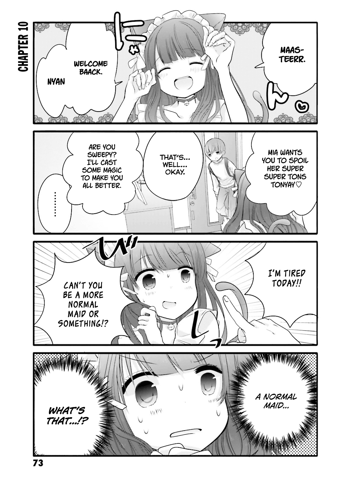 Uchi no Hentai Maid ni Osowareteru Chapter 10 page 1 - Chapter 10