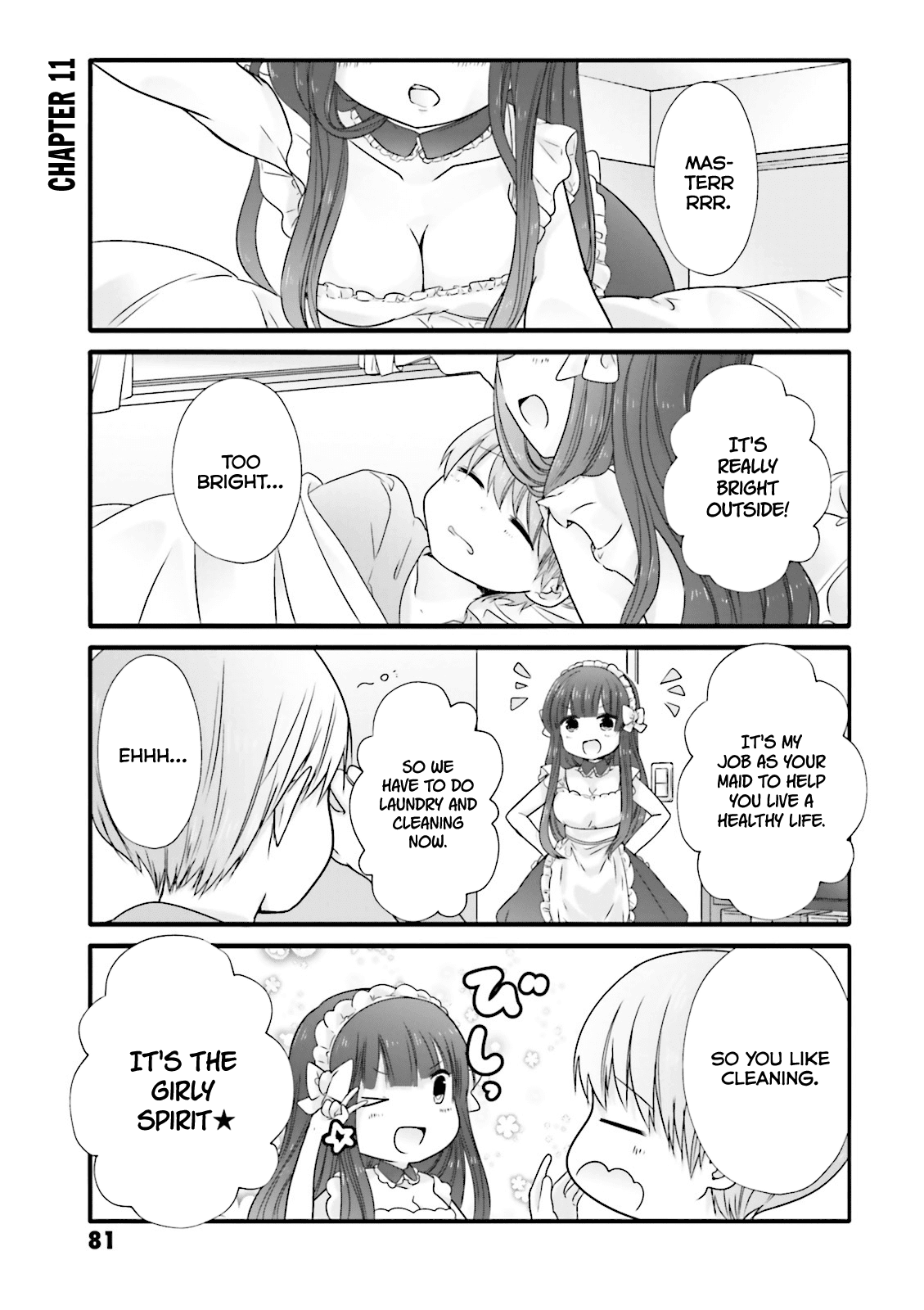 Uchi no Hentai Maid ni Osowareteru Chapter 11 page 1 - Chapter 11
