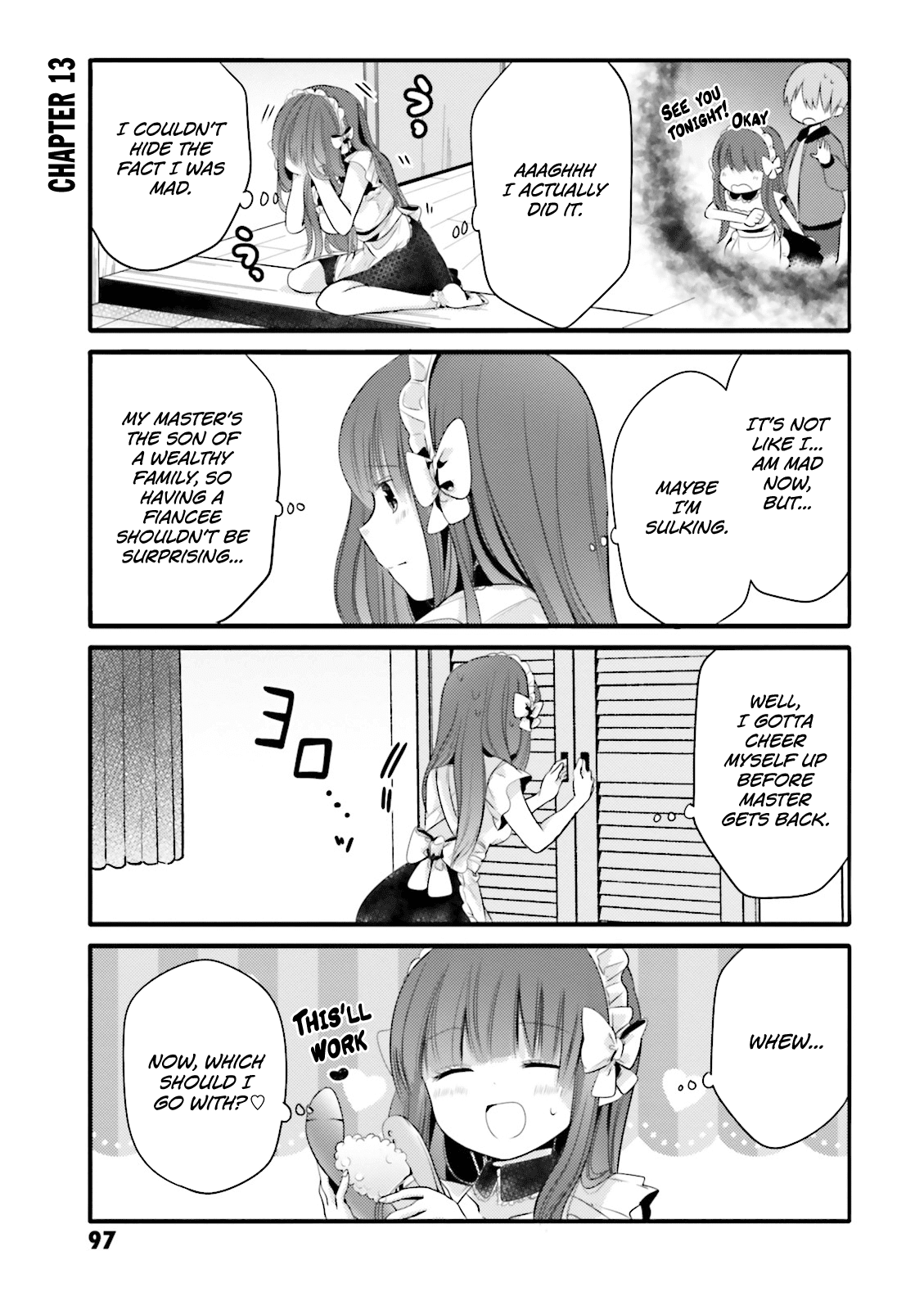 Uchi no Hentai Maid ni Osowareteru Chapter 13 page 1 - Chapter 13