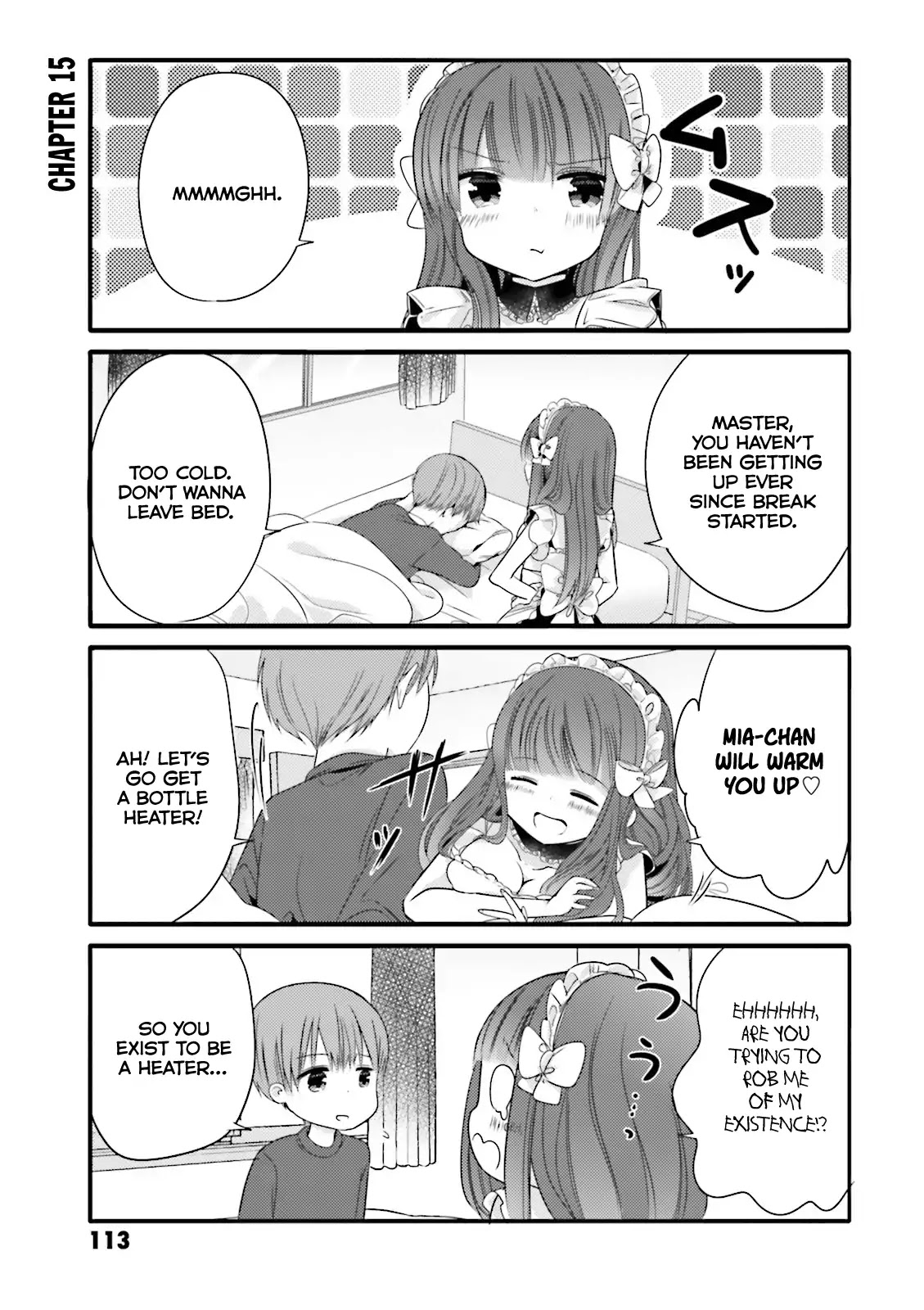 Uchi no Hentai Maid ni Osowareteru Chapter 15 page 1 - Chapter 15