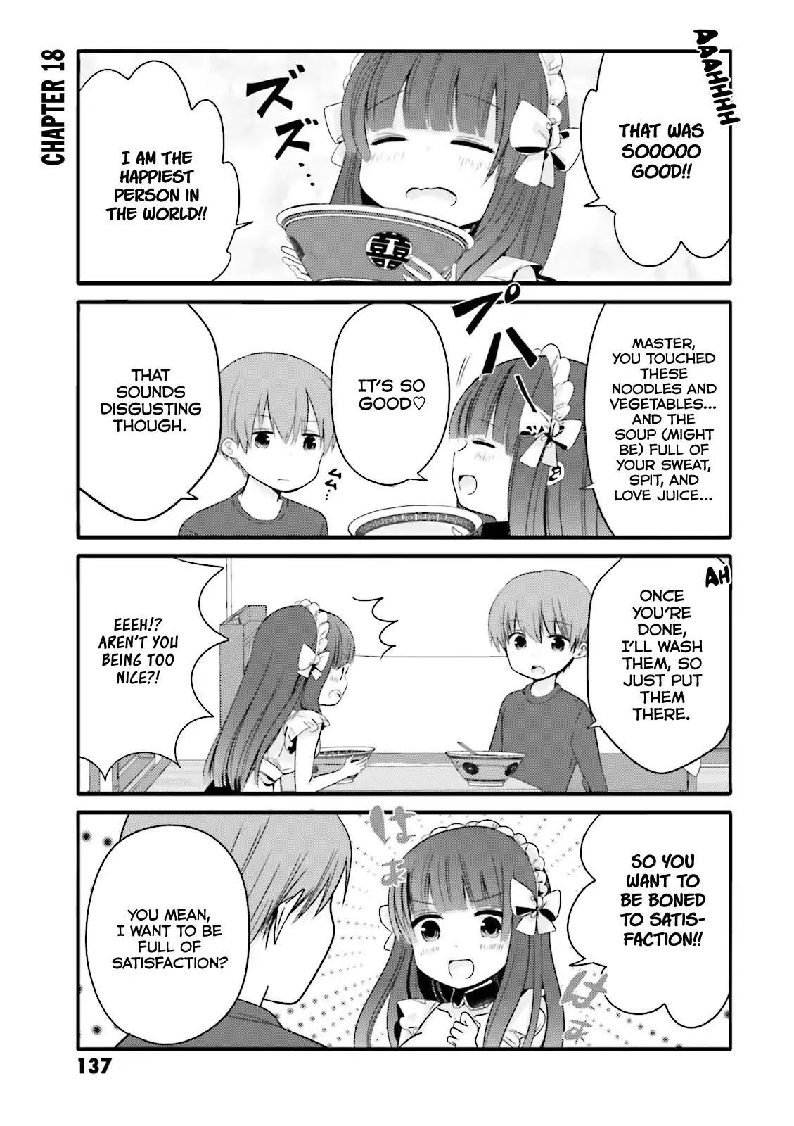 Uchi no Hentai Maid ni Osowareteru Chapter 18 page 1 - Chapter 18