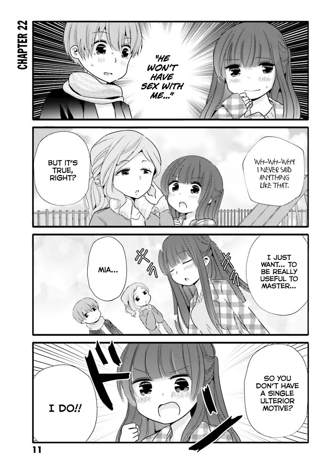 Uchi no Hentai Maid ni Osowareteru Chapter 22 page 1 - Chapter 22
