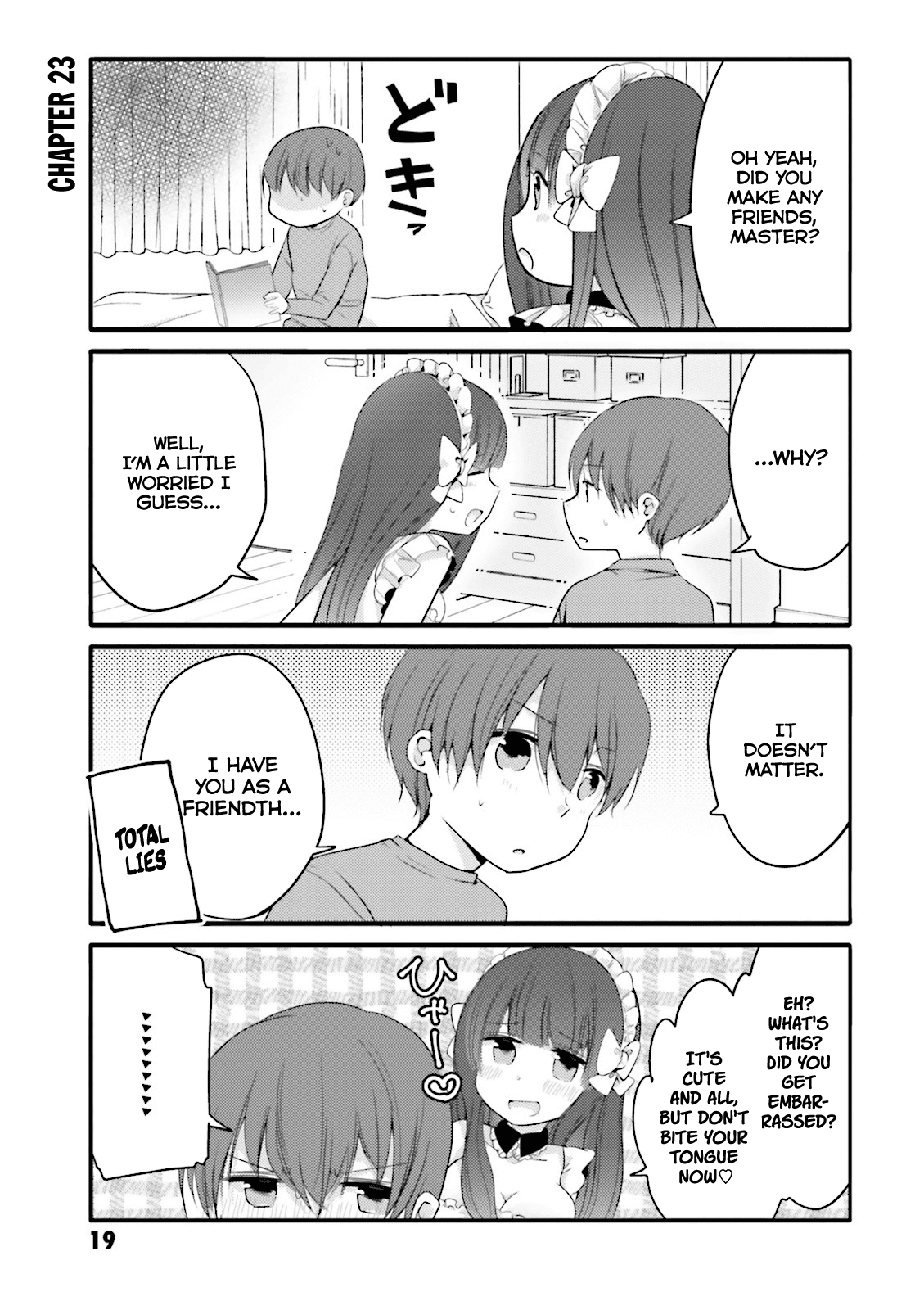 Uchi no Hentai Maid ni Osowareteru Chapter 23 page 1 - Chapter 23