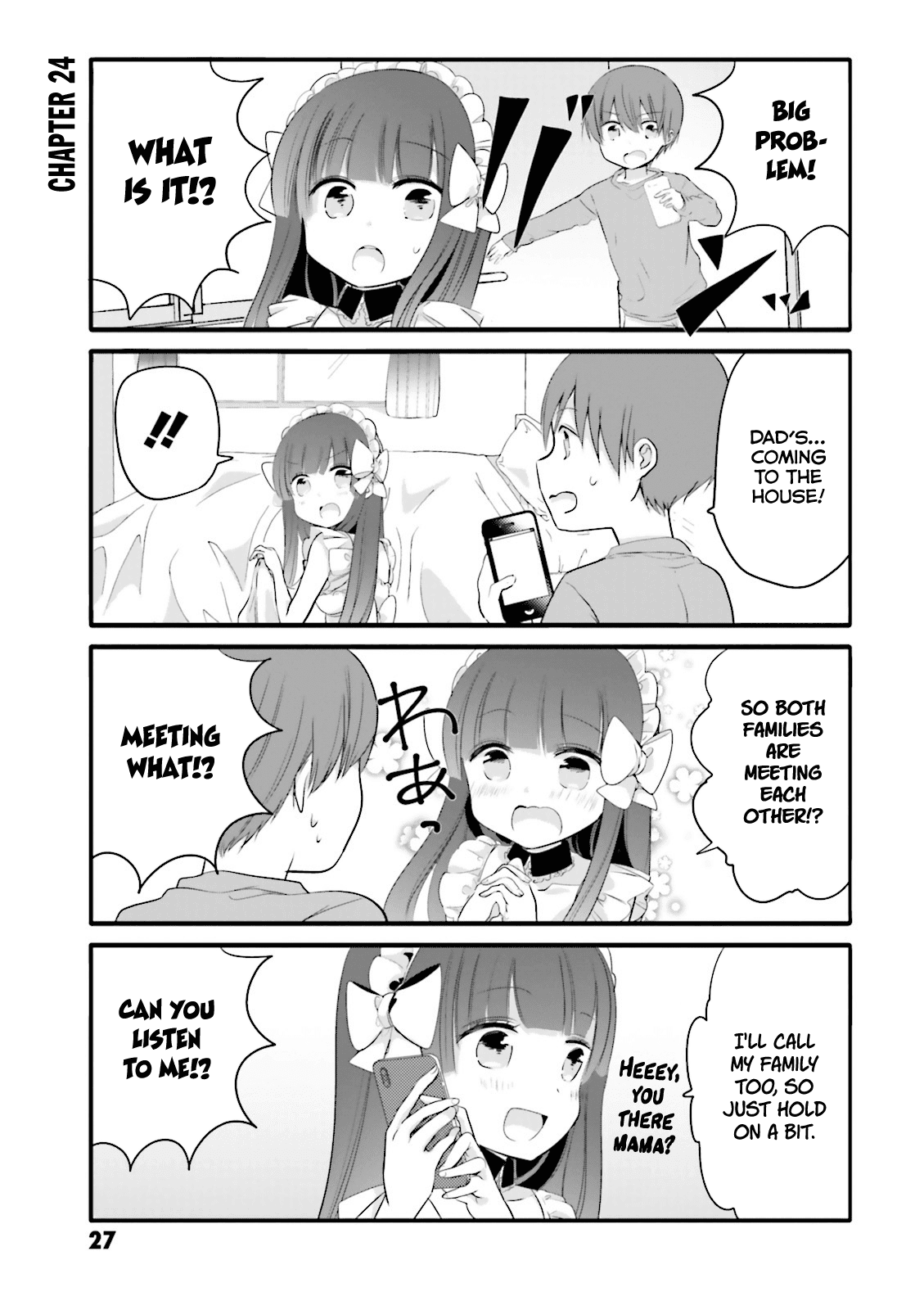 Uchi no Hentai Maid ni Osowareteru Chapter 24 page 1 - Chapter 24