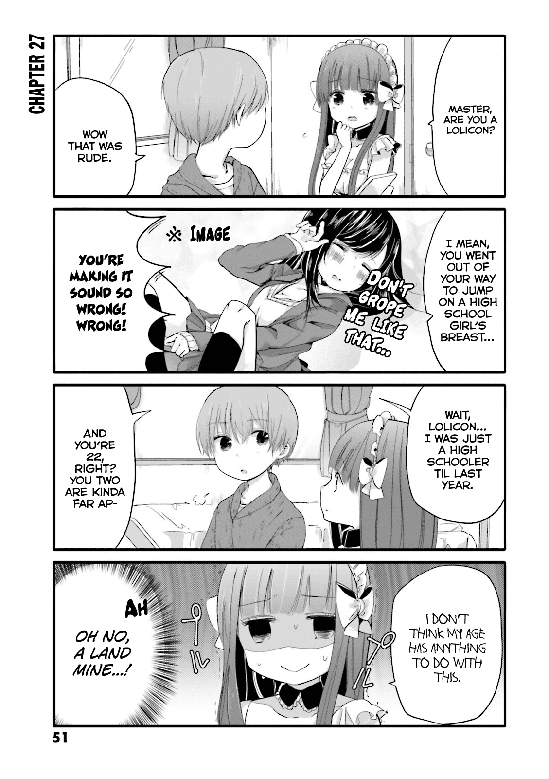 Uchi no Hentai Maid ni Osowareteru Chapter 27 page 1 - Chapter 27