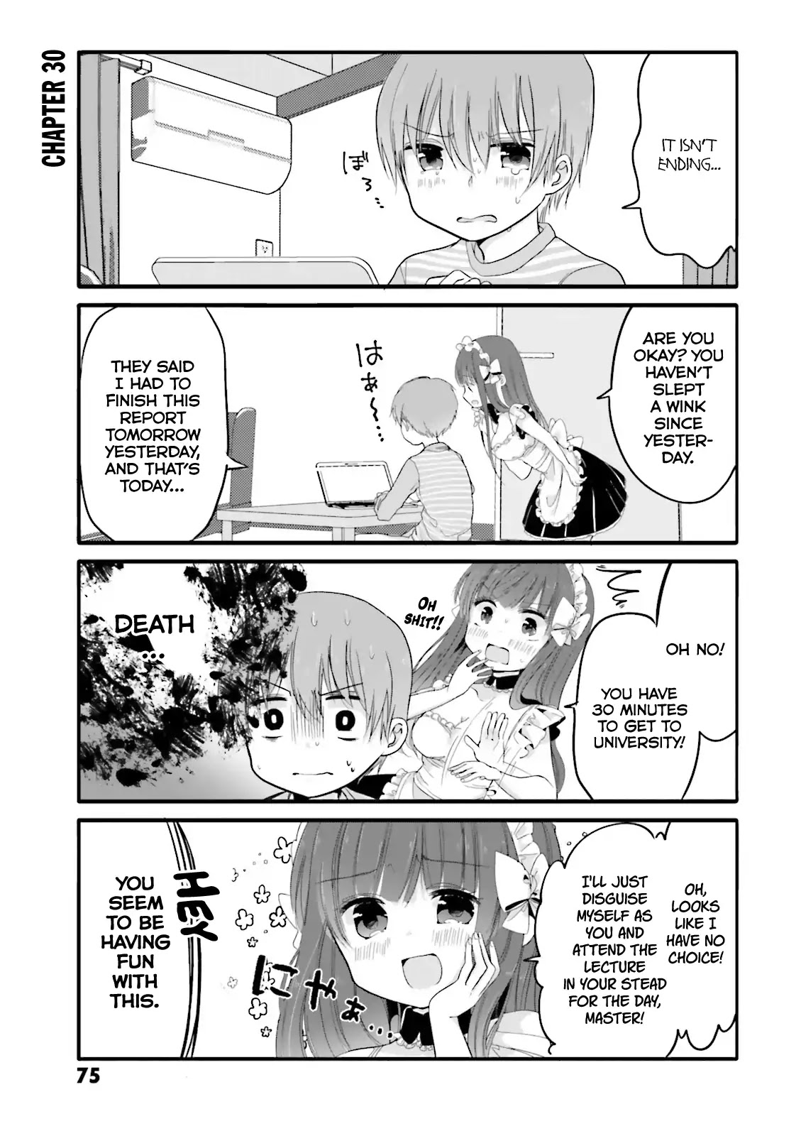 Uchi no Hentai Maid ni Osowareteru Chapter 30 page 1 - Chapter 30