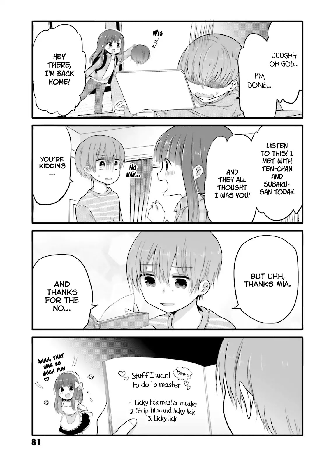 Uchi no Hentai Maid ni Osowareteru Chapter 30 page 7 - Chapter 30