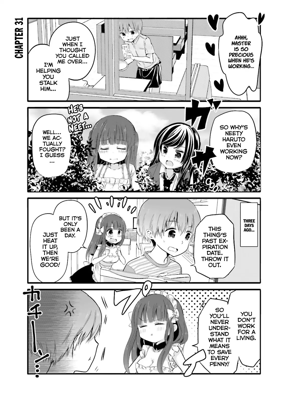 Uchi no Hentai Maid ni Osowareteru Chapter 31 page 1 - Chapter 31