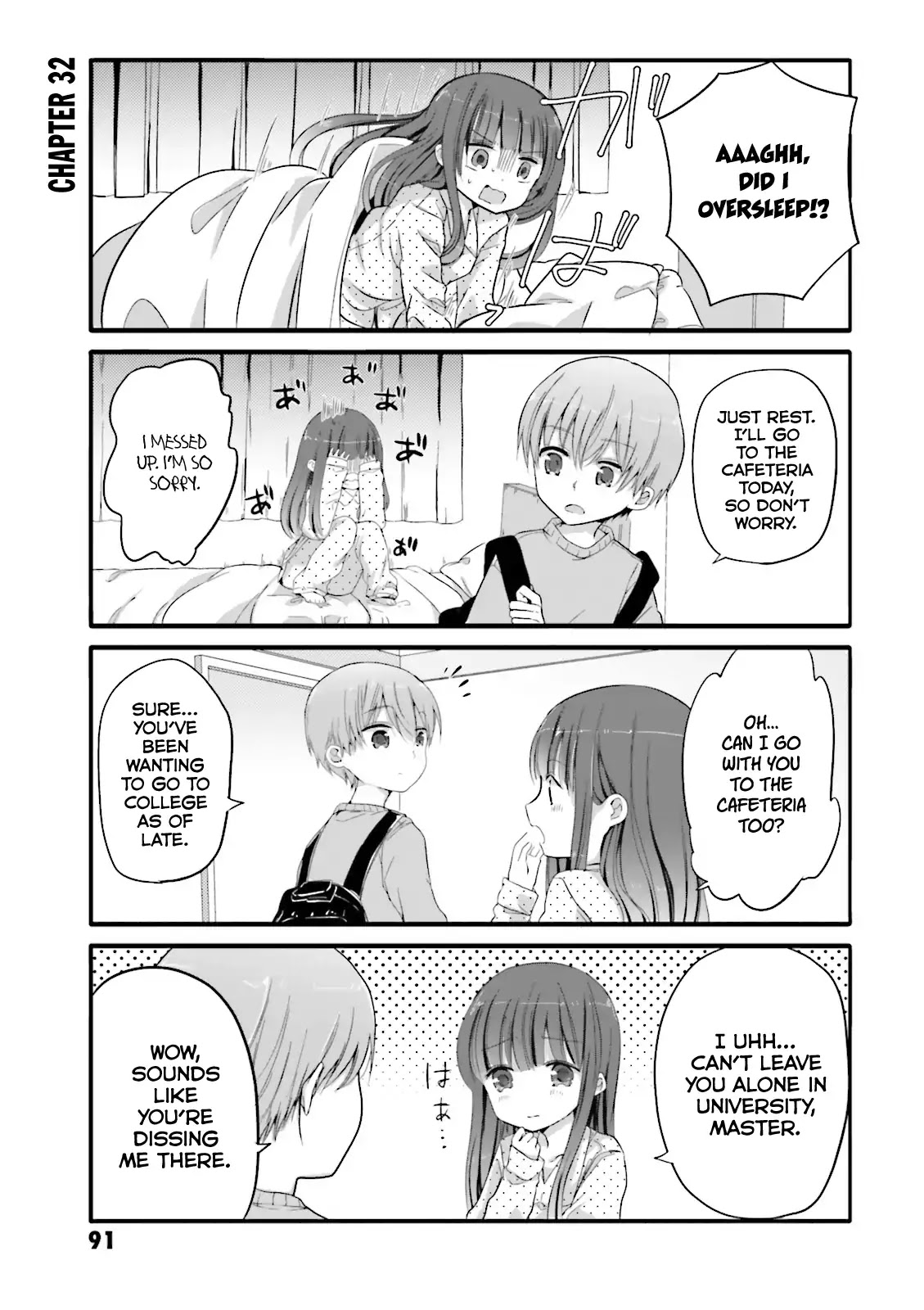 Uchi no Hentai Maid ni Osowareteru Chapter 32 page 1 - Chapter 32