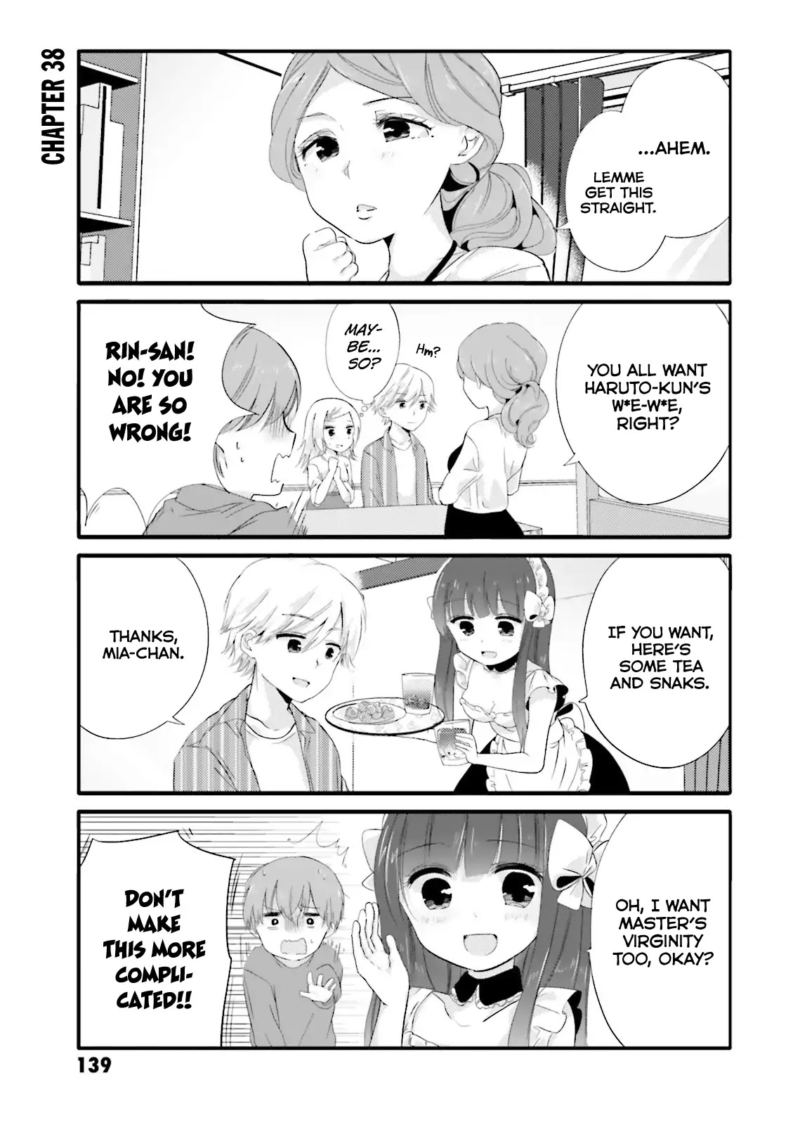 Uchi no Hentai Maid ni Osowareteru Chapter 38 page 1 - Chapter 38