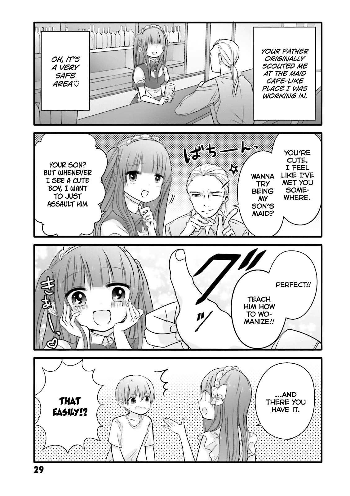 Uchi no Hentai Maid ni Osowareteru Chapter 4 page 5 - Chapter 4
