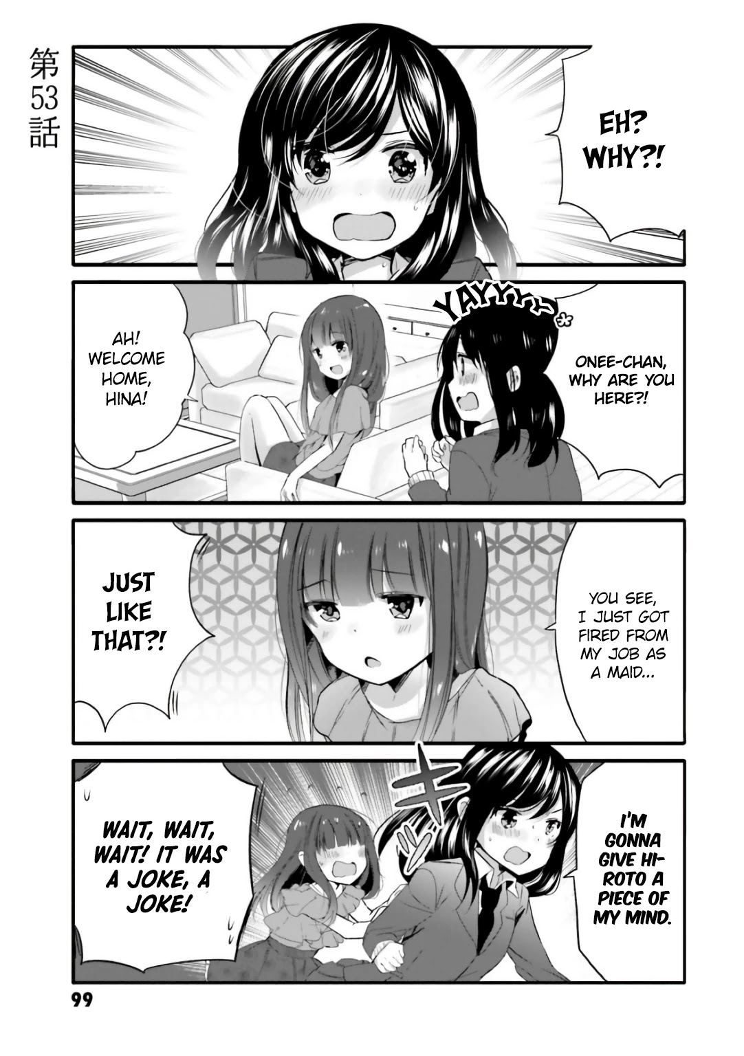 Uchi no Hentai Maid ni Osowareteru Chapter 53 page 1 - Chapter 53