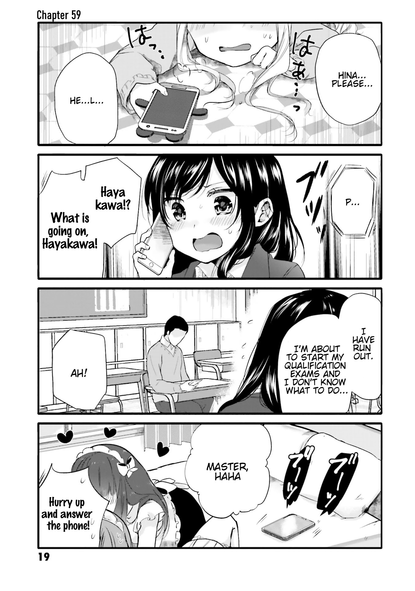 Uchi no Hentai Maid ni Osowareteru Chapter 59 page 2 - Chapter 59