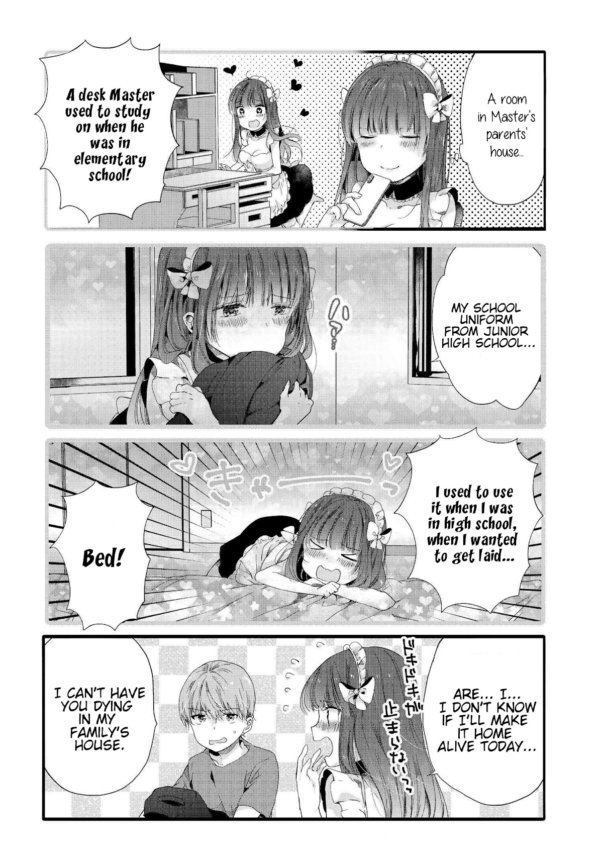 Uchi no Hentai Maid ni Osowareteru Chapter 89 page 4 - Chapter 89