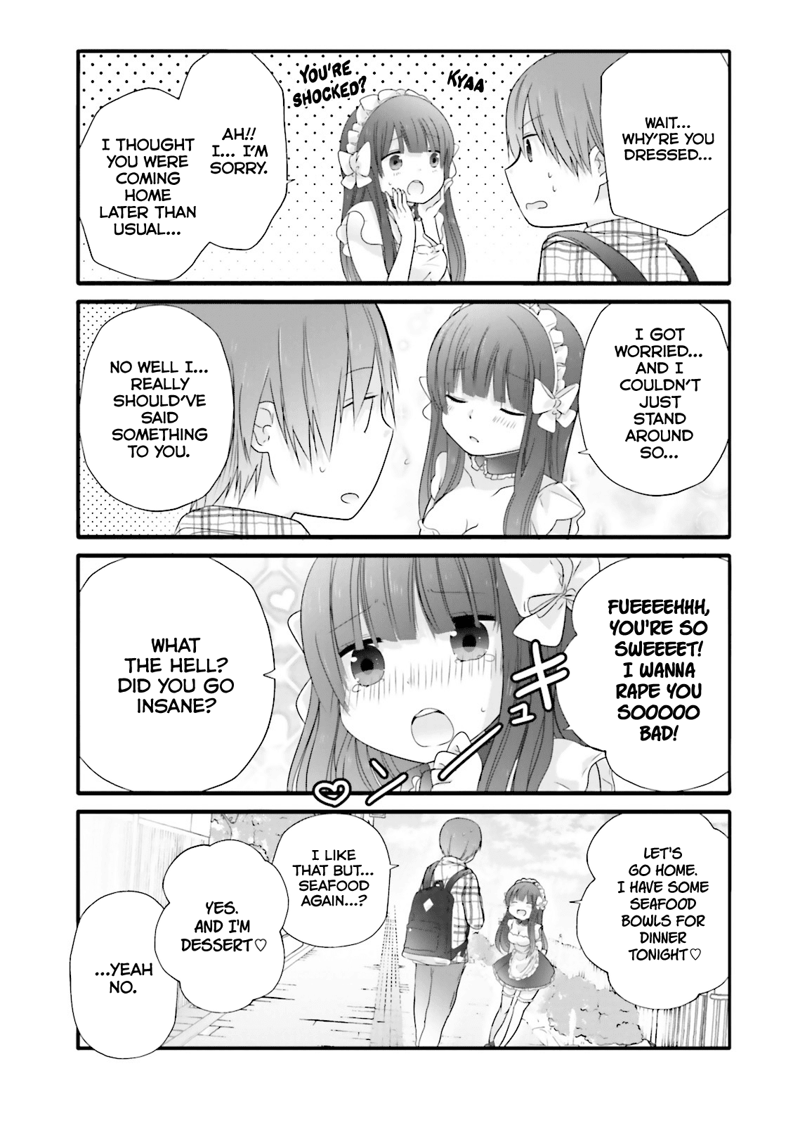 Uchi no Hentai Maid ni Osowareteru Chapter 9 page 7 - Chapter 9