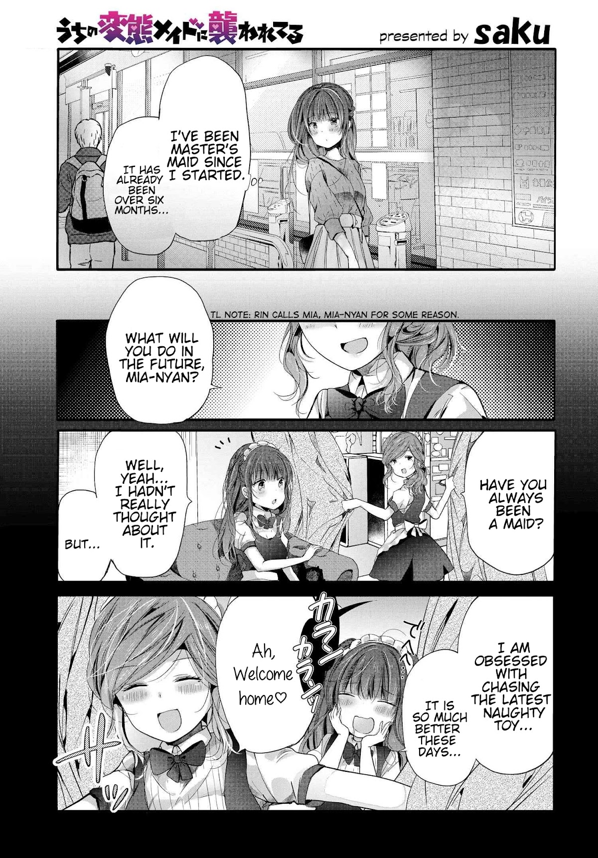 Uchi no Hentai Maid ni Osowareteru Chapter 95 page 2 - Chapter 95