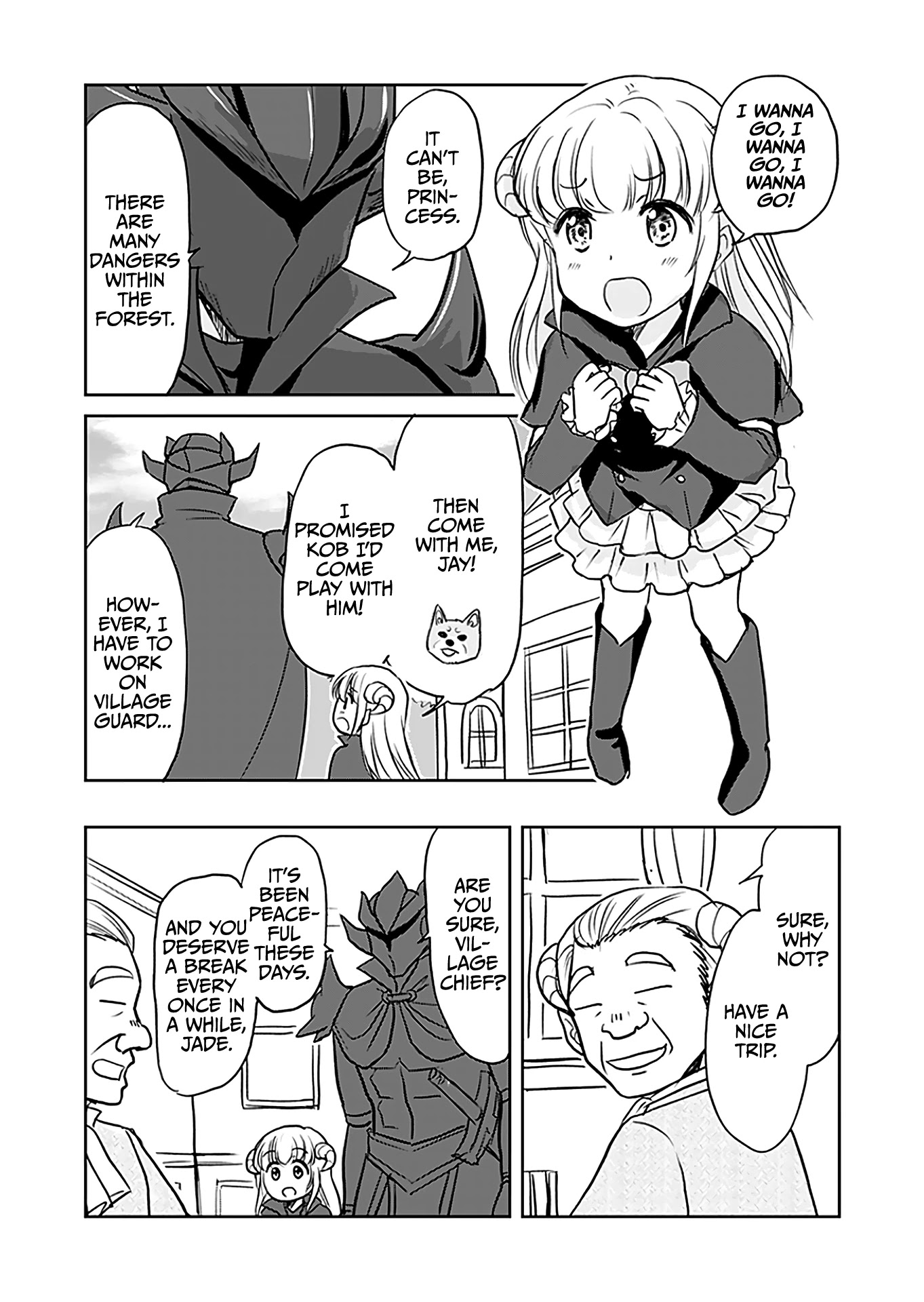 Uchi no Maou ga Tenshi de tsurai Chapter 4 page 1 - Chapter 4