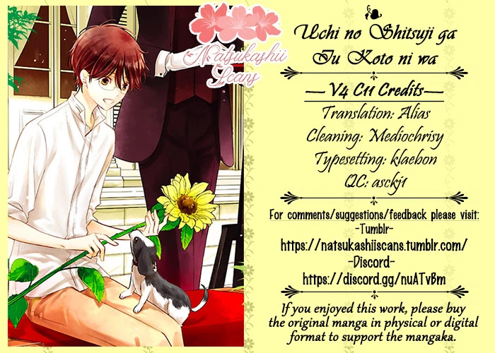 Uchi no Shitsuji ga Iu Koto ni wa Chapter 11 page 1 - Chapter 11: A Pup's Waltz
