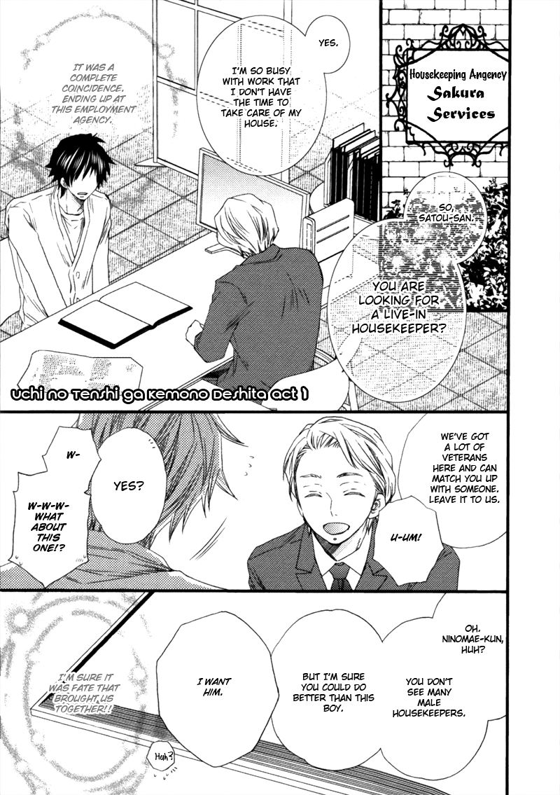 Uchi no Tenshi ga Kemono Deshita. Chapter 1.2 page 5 - Chapter 1 v2 : Act. 1
