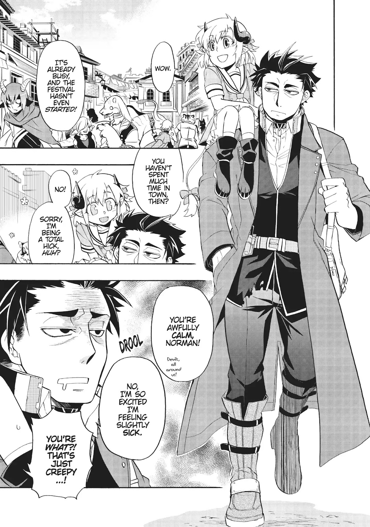 Uchi no Tsukaima ga Sumimasen Chapter 2 page 1 - Chapter 2: Hatohara Town