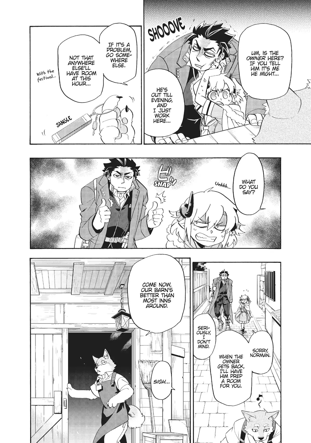 Uchi no Tsukaima ga Sumimasen Chapter 3 page 4 - Chapter 3: Yamaoroshi-tei Inn